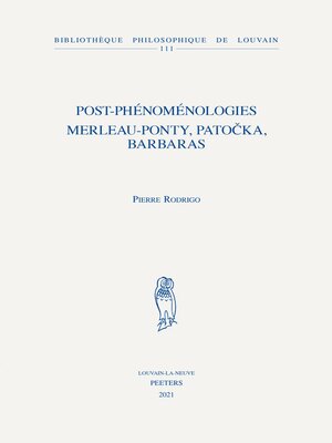 cover image of Post-phenomenologies